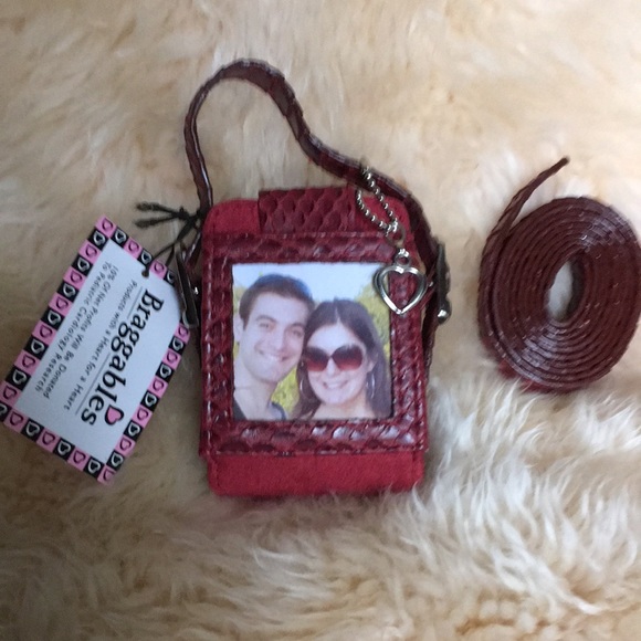 💖 4/$25 NWT Mini Crossbody  2 in 1 Case - Faux Suede/Snakeskin - Picture 2 of 8